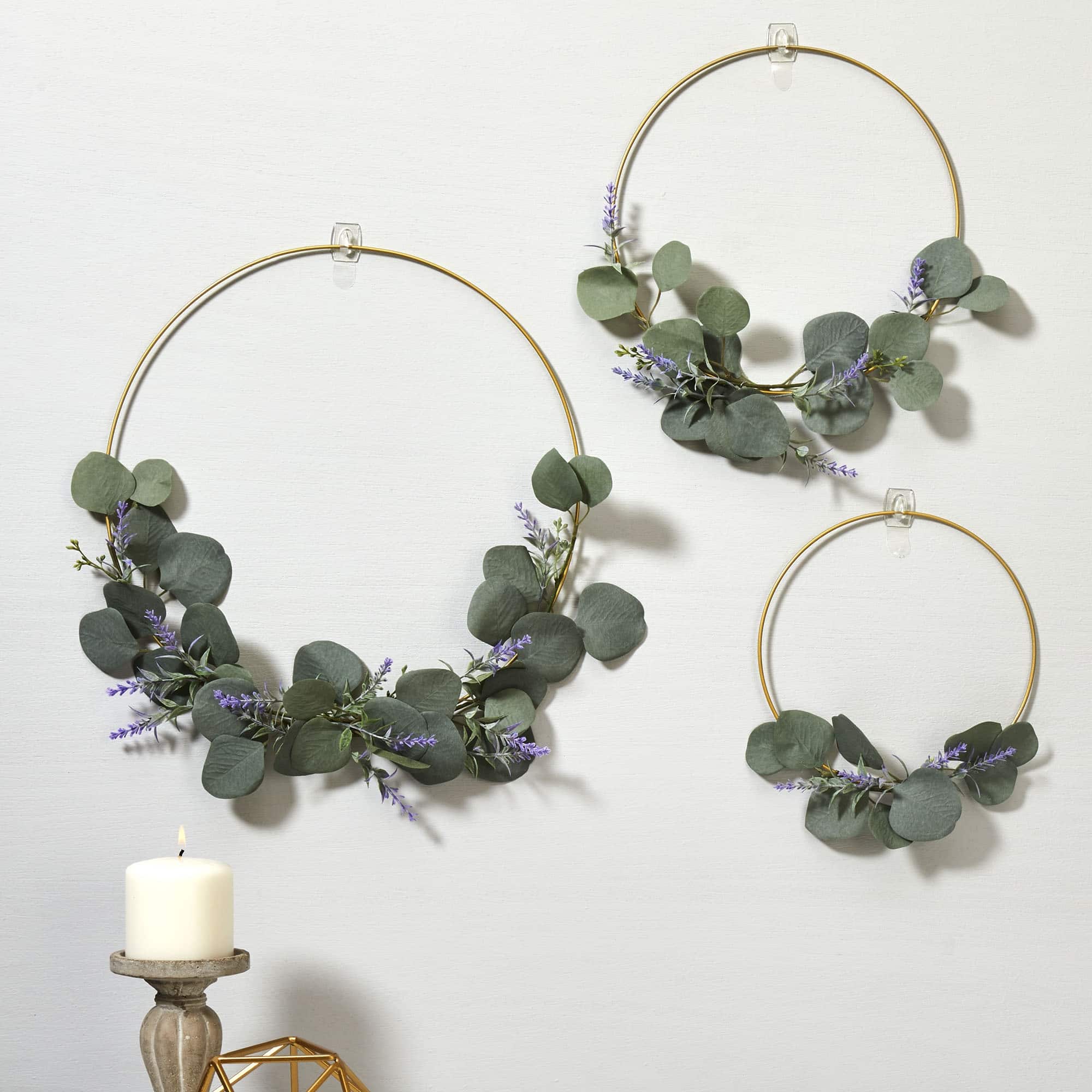 FloraCraft® Gold Wire Wreath Set